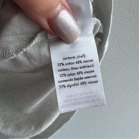 WeWoreWhat Women's Gray Cropped T-Shirt - Picture 3 of 4